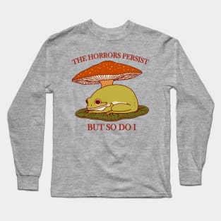 the horrors persist frog v2 Long Sleeve T-Shirt